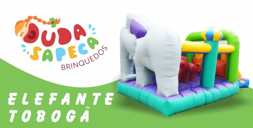 Duda Sapeca Brinquedos - Elefante Tobogã